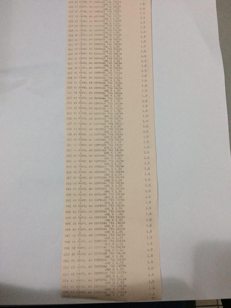 Impressão Danfce Cortando Na Impressora Epson Tm T20 Nfc E Nota Fiscal Do Consumidor 5693