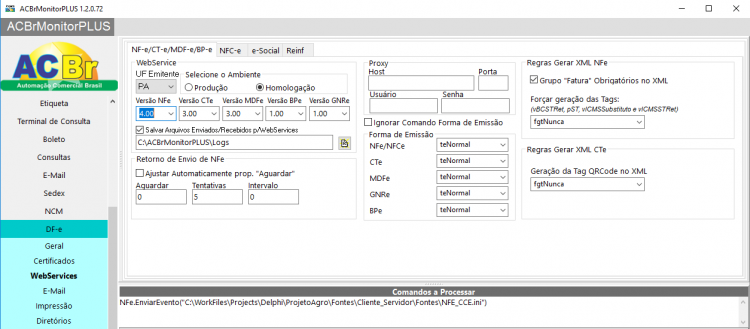 Falha na validação de schema Xml - Carta de Correção 