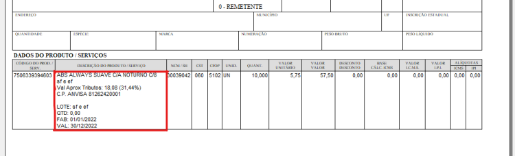 Quebra De Linha Detalhamento Do Item Nfe Nf Enfc E Projeto Acbr