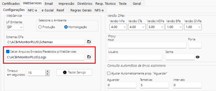 Local De Armazenamento Das Nfses Acbrmonitorplus Projeto Acbr 0446